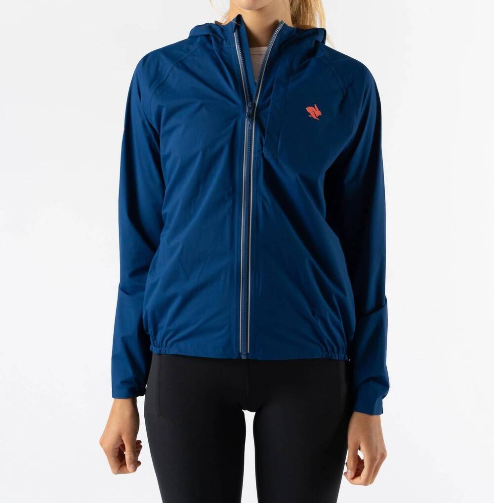 NEW RABBIT treeline running jacket in navy/peony